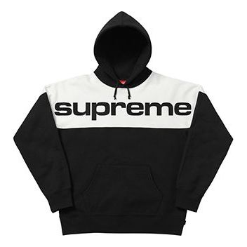 

Худи Supreme FW17 Blocked Black Alphabet logo Unisex, черный