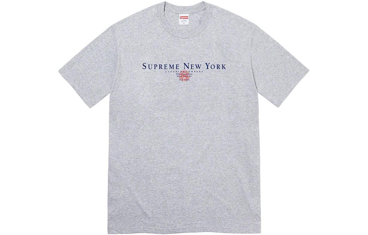 

Футболка унисекс Supreme, серый