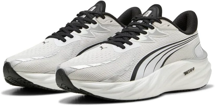 Мужские беговые кроссовки Puma Velocity Nitro, белый/черный — фото 2