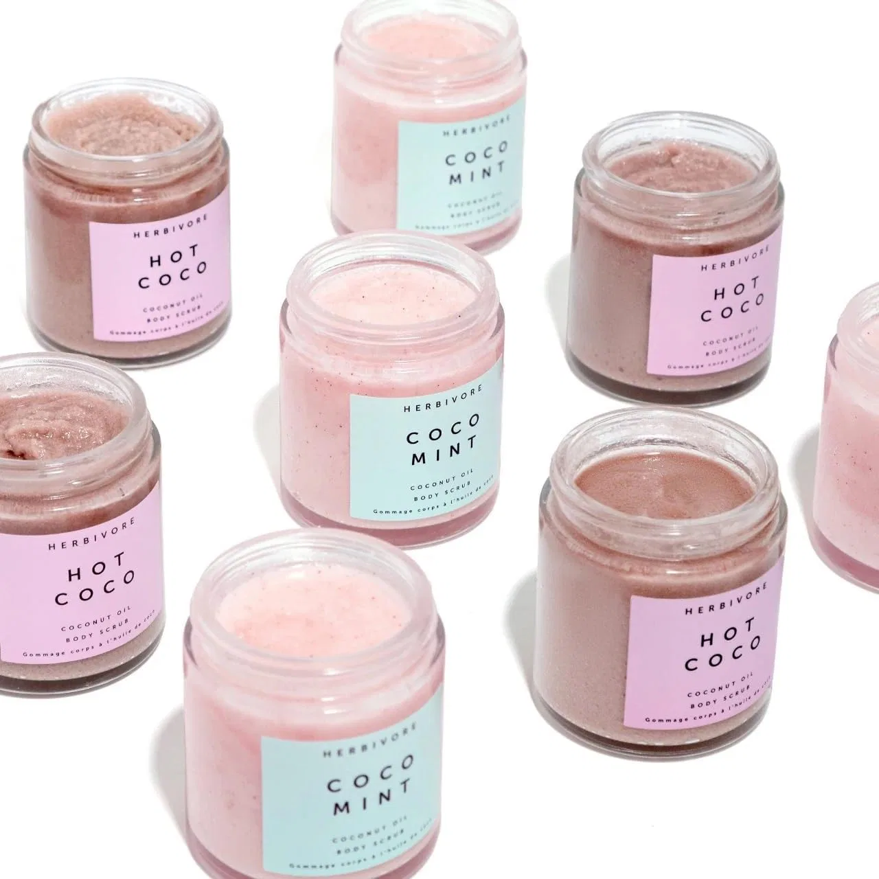 Скраб для тела Hot Coco Coconut Oil Body Scrub Mini HERBIVORE BOTANICALS 118 мл — фото 3