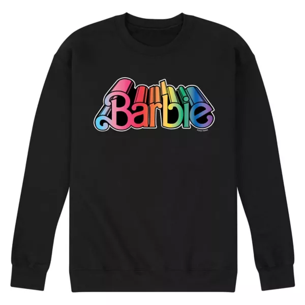 

Мужская флисовая кофта с принтом логотипа Barbie Pride Licensed Character, черный