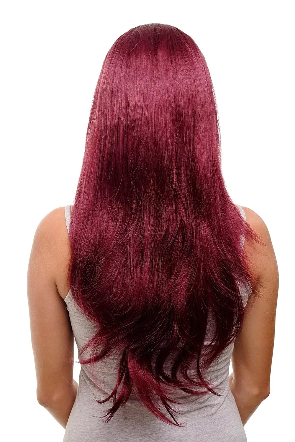 Шиньон на заколках WIG ME UP H9505-39, 3/4 парик, красный гранат, 60 см Wig Me Up, Garnet Red (39)