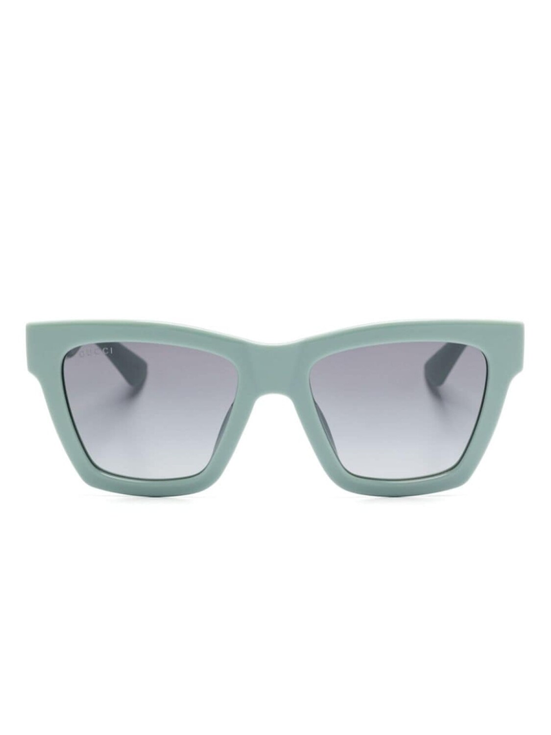 

Gucci Eyewear солнцезащитные очки в оправе 'кошачий глаз', зеленый