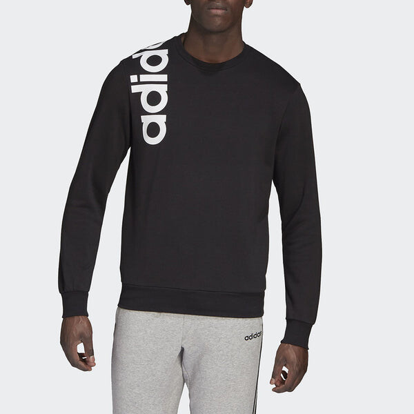 Толстовка adidas Leisure Sport Round Collar Knit Men's Black, черный — фото 3