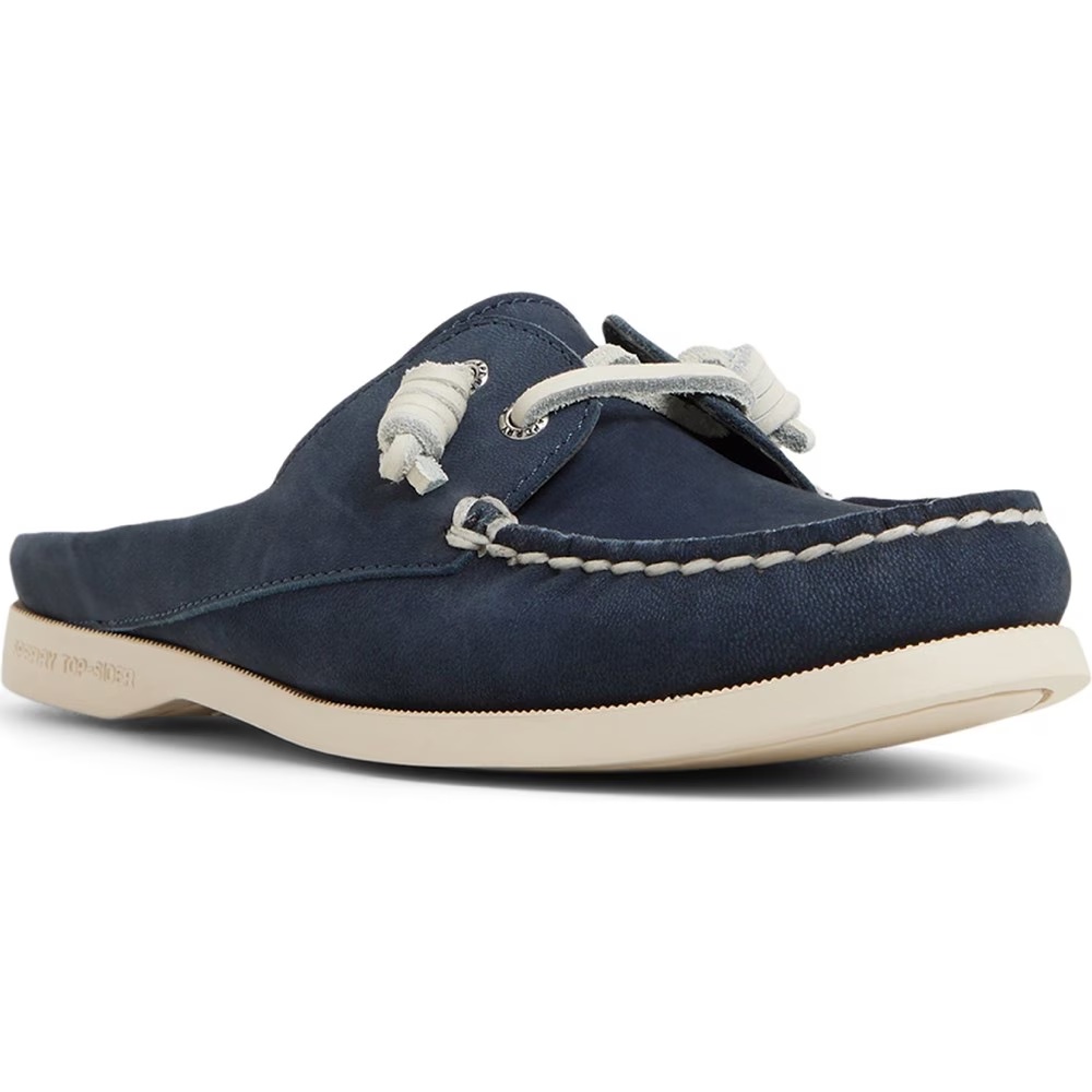 Оригинальные кожаные туфли-лодочки Sperry, синий
