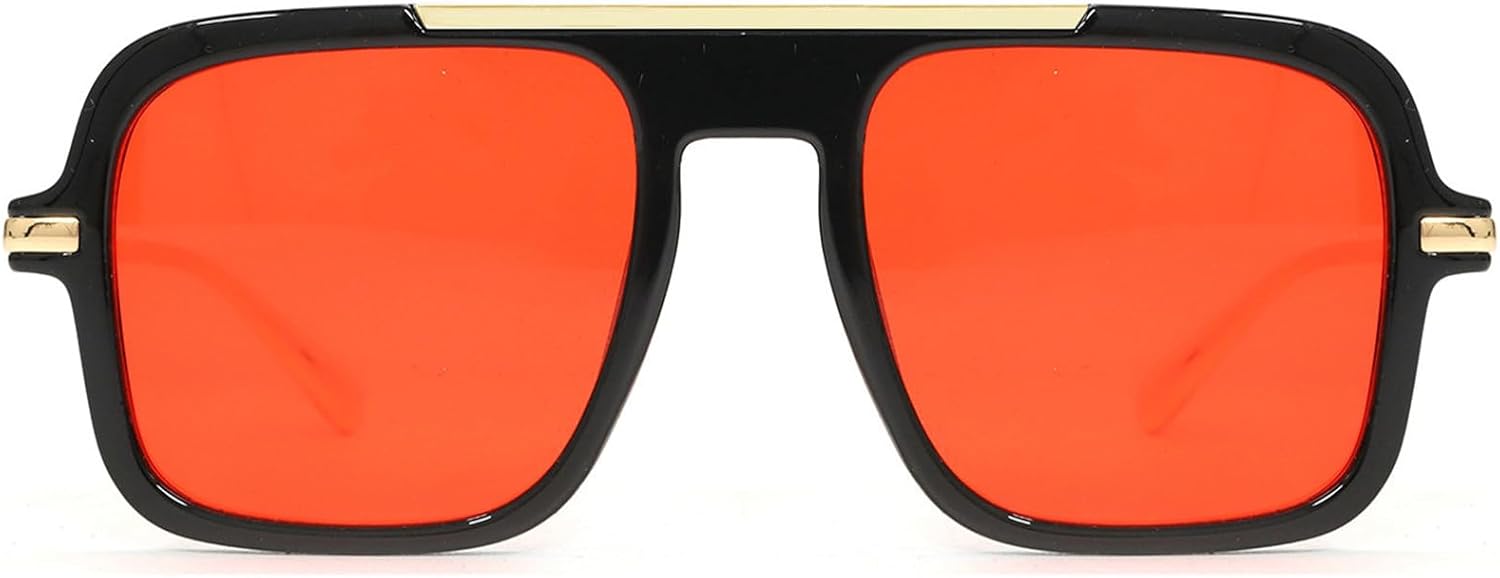 

Солнцезащитные очки Helena Retro Square для женщин и мужчин, винтажные, увеличенного размера, в стиле «пилотские», солнцезащитные очки-щитки 70-х, 80-х, 90-х годов, защита от ультрафиолета UV400, C5