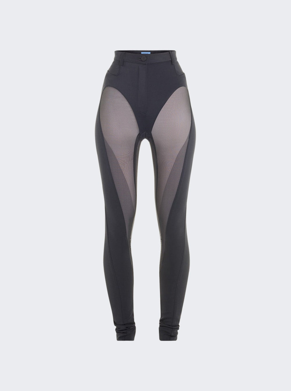 

Брюки Bonded Illusion Mugler, черный