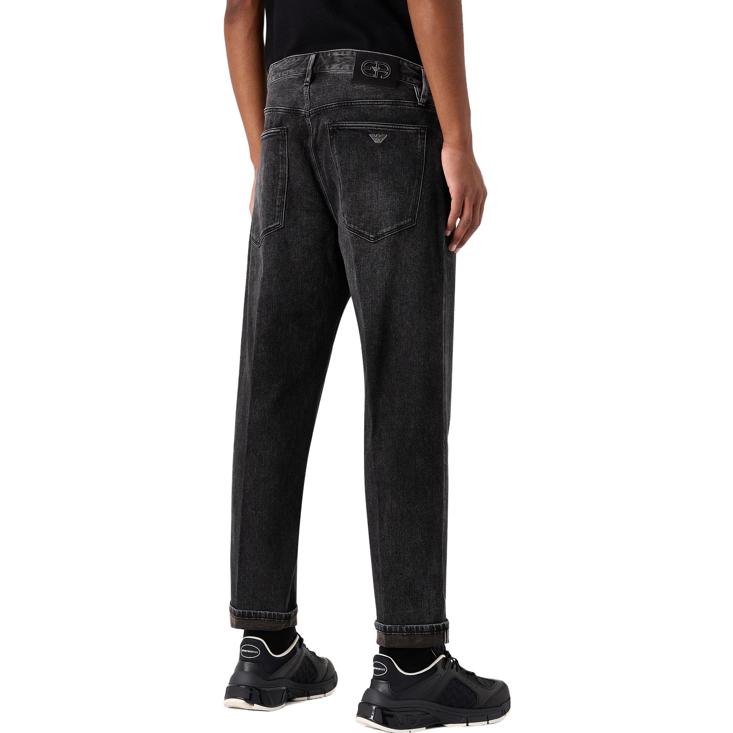 Джинсы черные EMPORIO ARMANI — фото 4