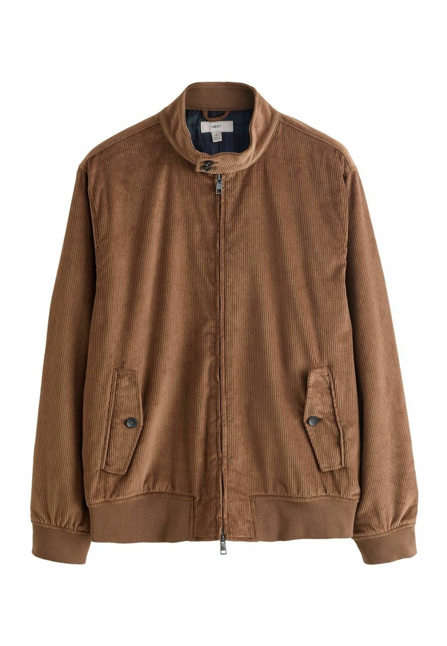 Куртка Next REGULAR FIT HARRINGTON, Tan Brown/Brown