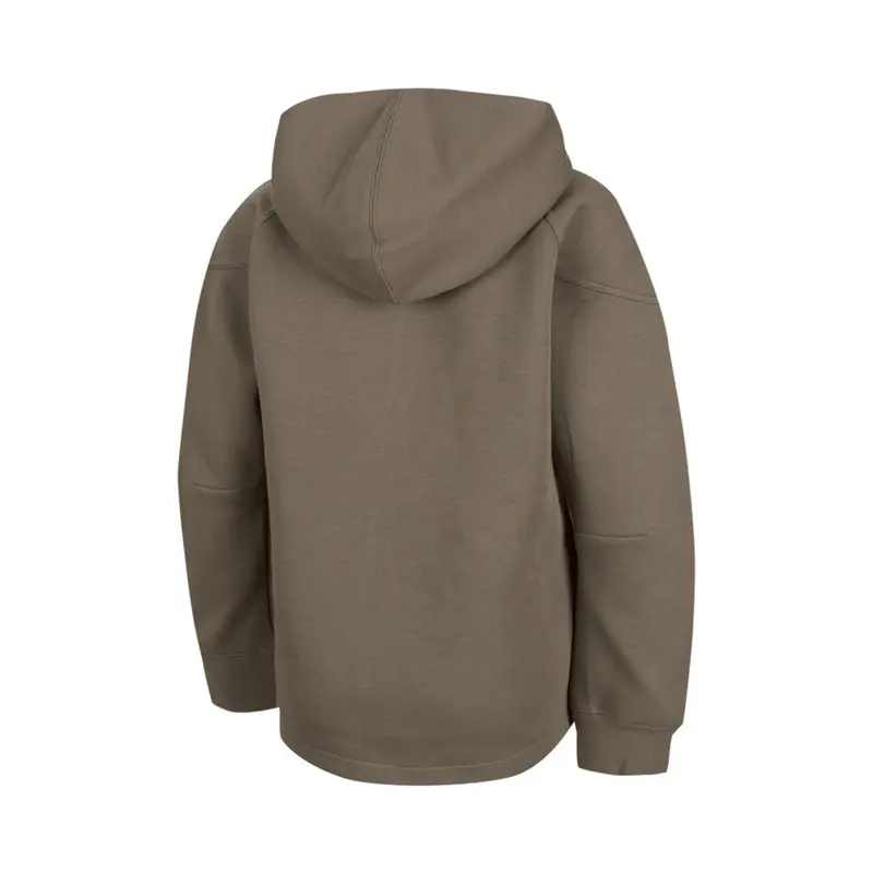 Nike Женская куртка AS W NSW TCH FLC WR FZ HDY коричневая, Brown-233 — фото 4