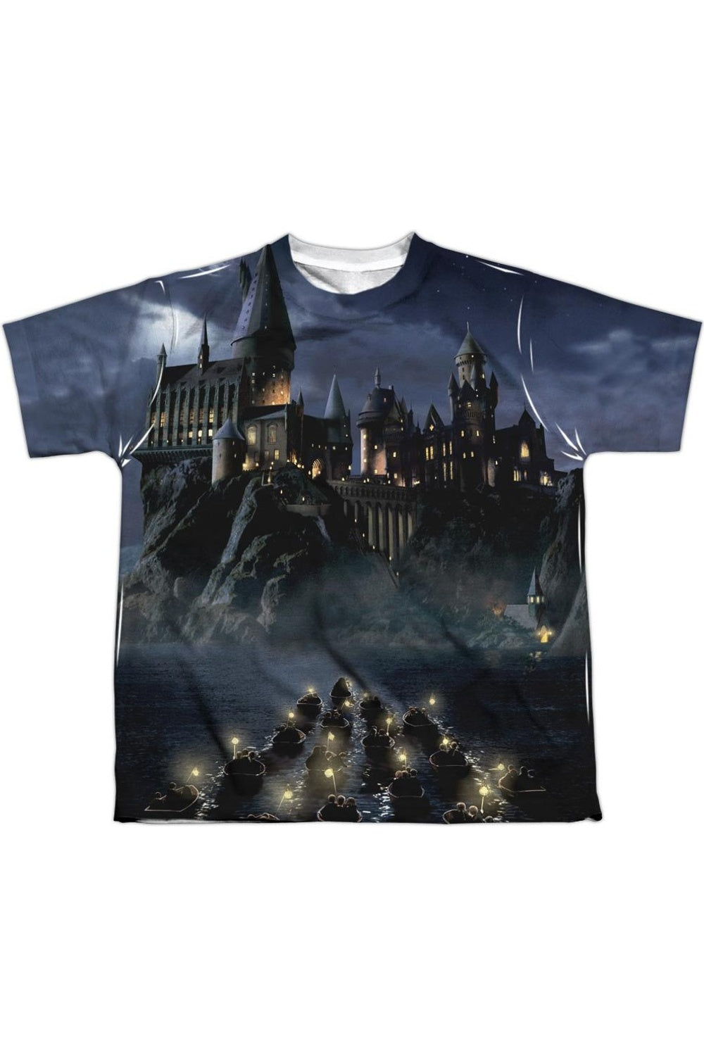 

Футболка с коротким рукавом для детей Harry Potter Hogwarts Gildan, белый