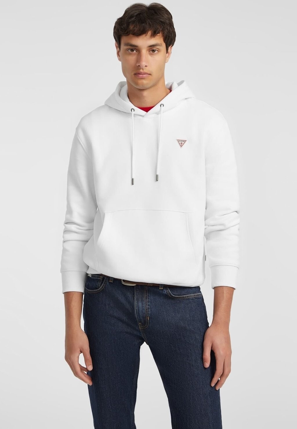 

Джемпер с капюшоном ICONIC Guess Jeans, белый