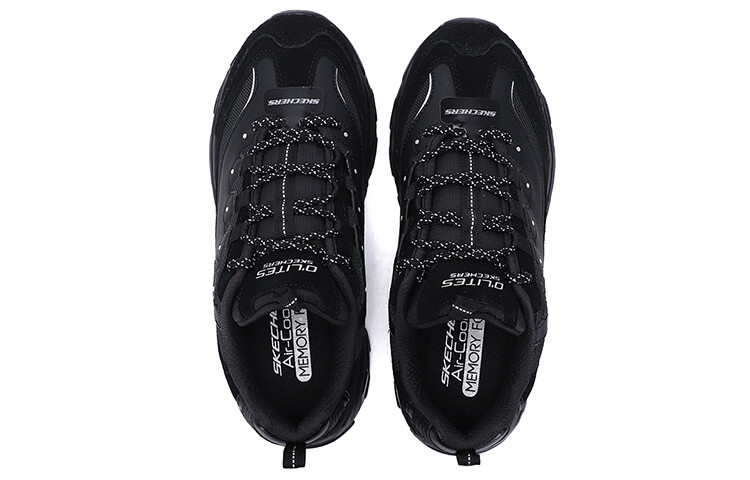Кроссовки мужские толстые низкие черные Skechers — фото 3
