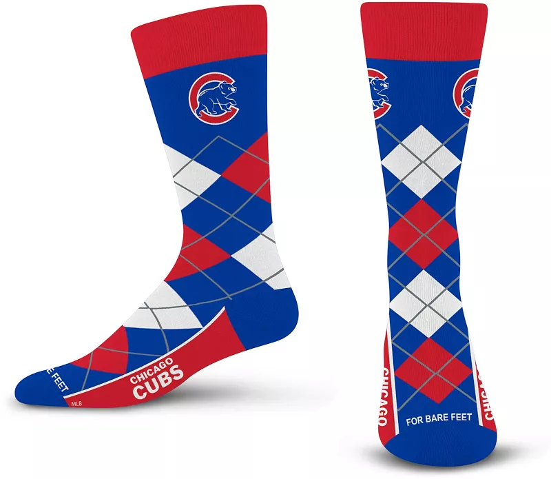 

Носки Argyle для босых ног Chicago Cubs For Bare Feet