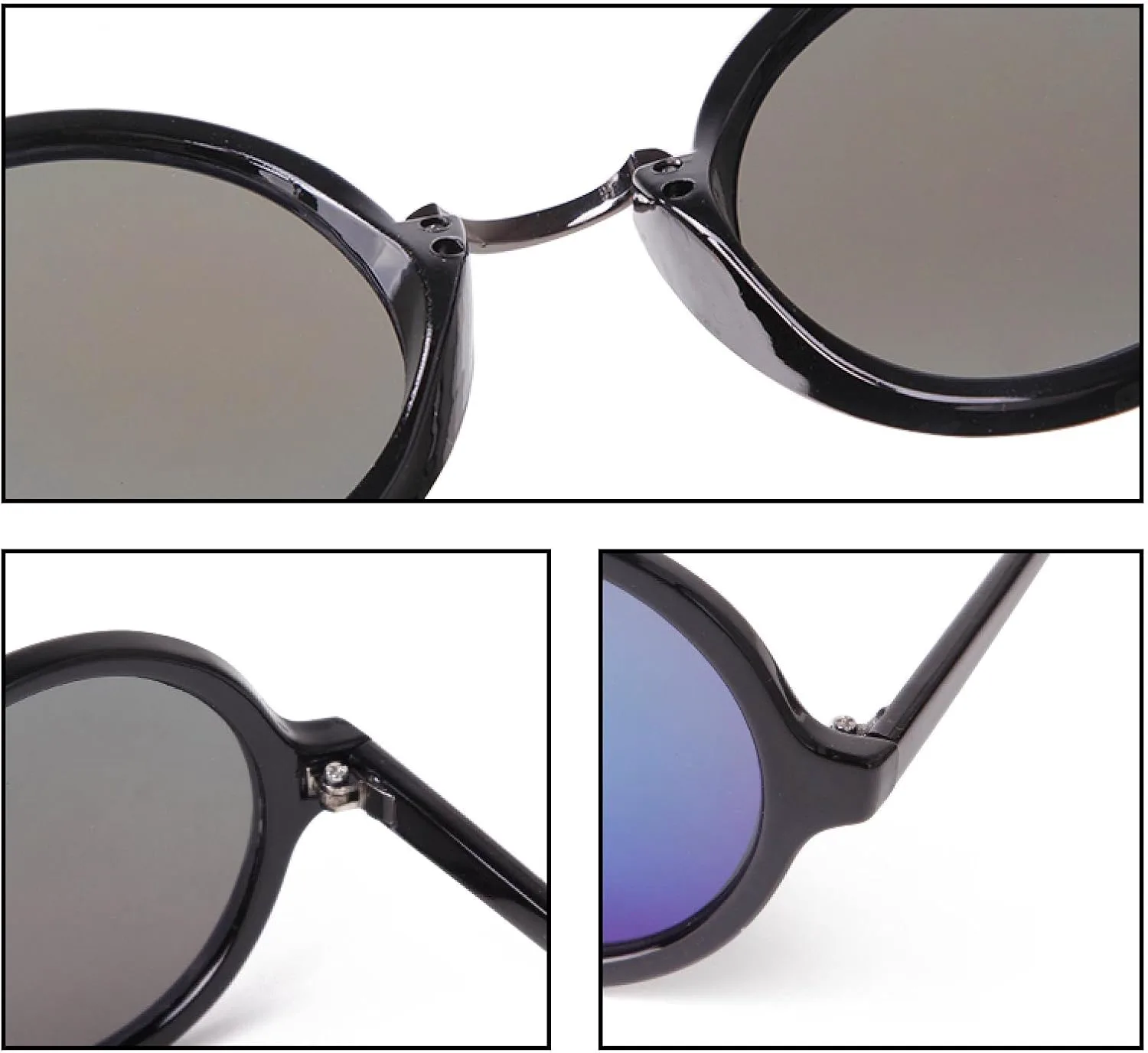 

Винтажные ретро круглые солнцезащитные очки для женщин и мужчин с покрытием UV400 и антибликовым покрытием, для активного отдыха и повседневной носки WNCKSQ, C5