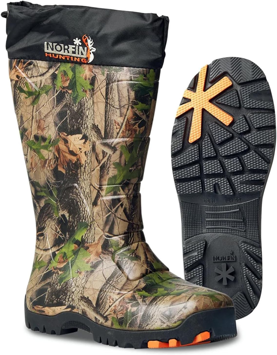 

Зимние охотничьи сапоги NORFIN Boots Hunting Forest EVA - для охоты и зимней рыбалки, изготовлены из материала EVA - съемная стелька