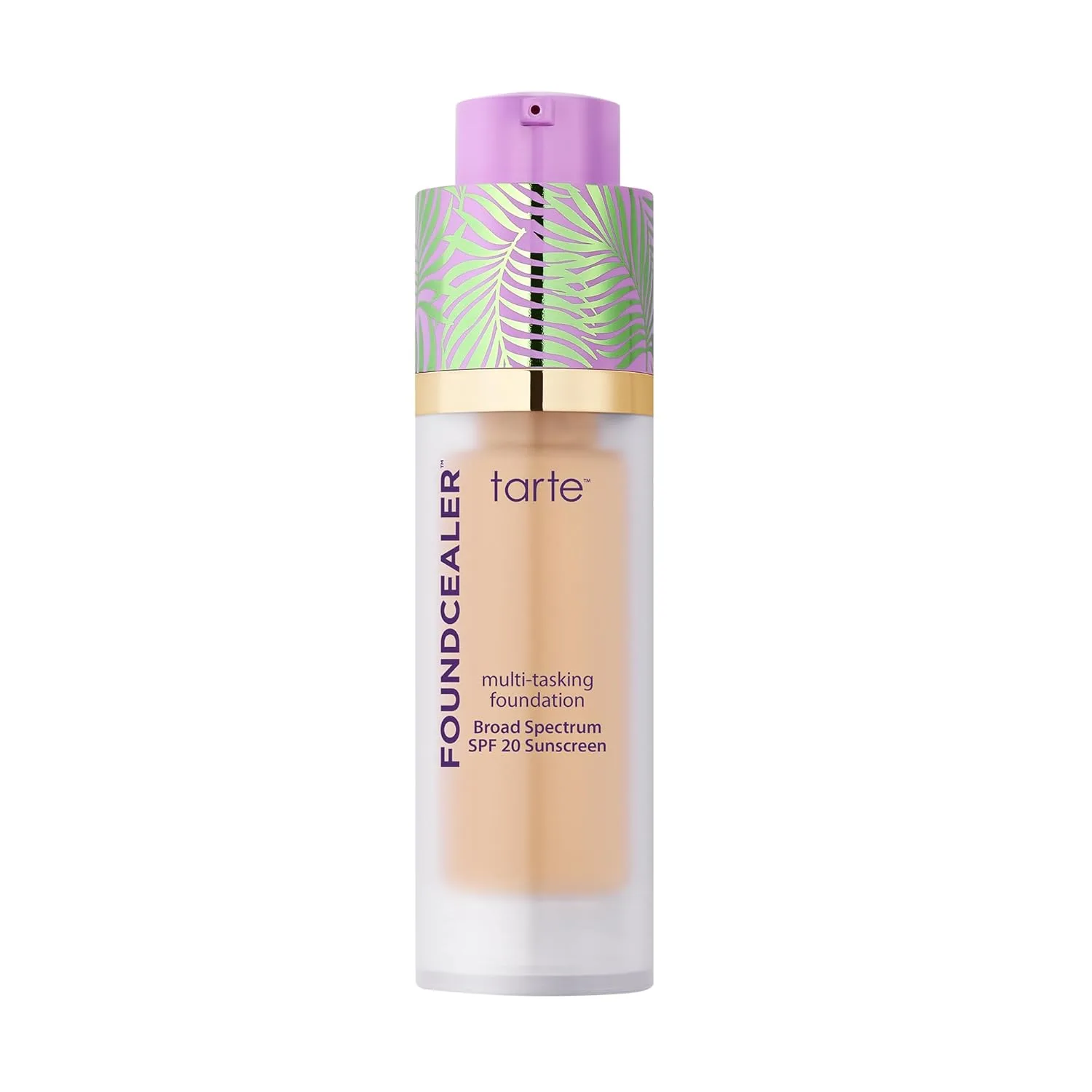 Tarte Babassu Foundcealer Dewy Foundation Broad Spectrum SPF 20 - тональный крем и консилер в одном, веганский уход с SPF, среднее наращиваемое покрытие, cruelty free, 16S fair-light sand