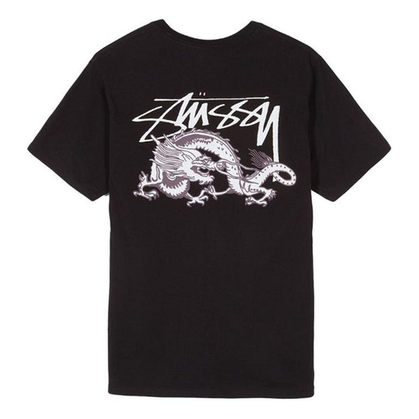 

Футболка Stussy Dynasty Classic Dragon Printing Short Sleeve Unisex Black, черный