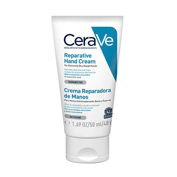 

Для сухих и грубых рук Crema Reparadora De Manos Cerave, 50 ml