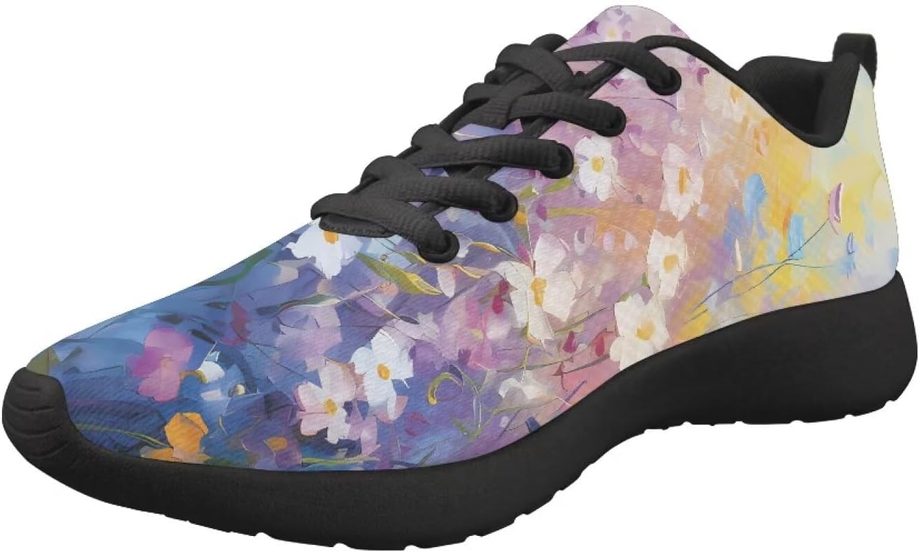 

Кроссовки chaqlin Fashion для бега, модные мужские сетчатые тренеры для работы, путешествий, комфорта, фитнеса и спортзала, Floral Flower