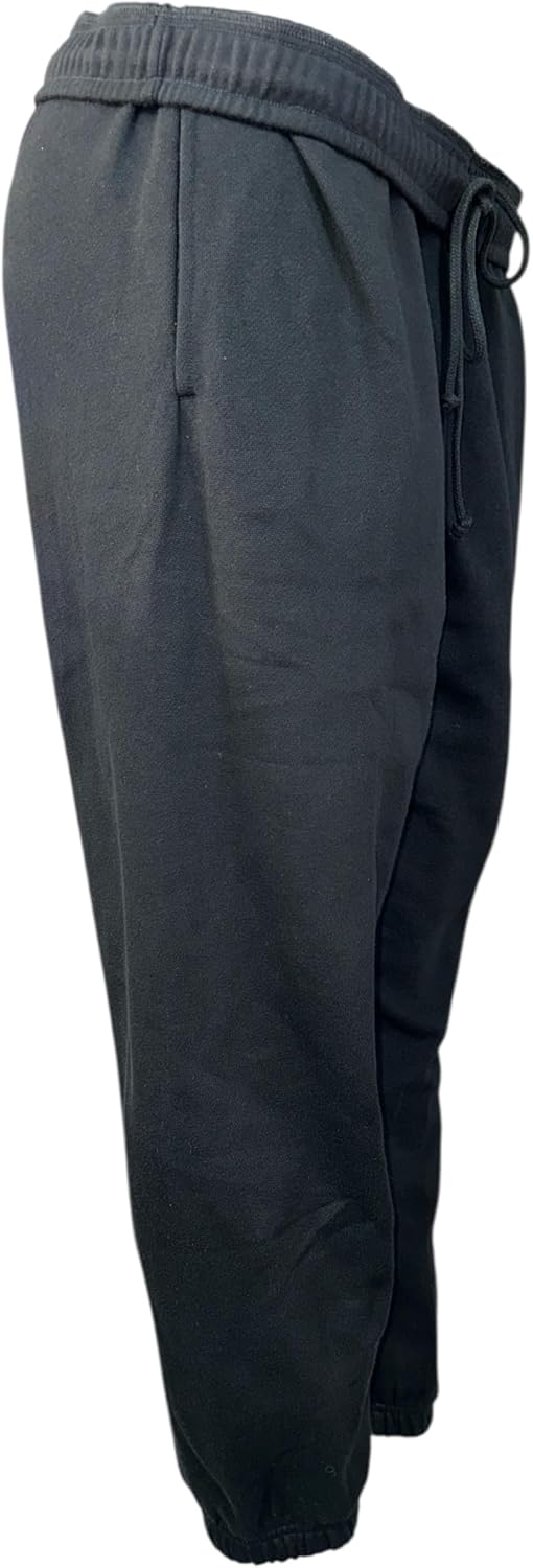 Спортивные брюки Victoria's Secret Pink Fleece Ivy Relaxed Campus, цвет черный/белый, новые, Black White — фото 4