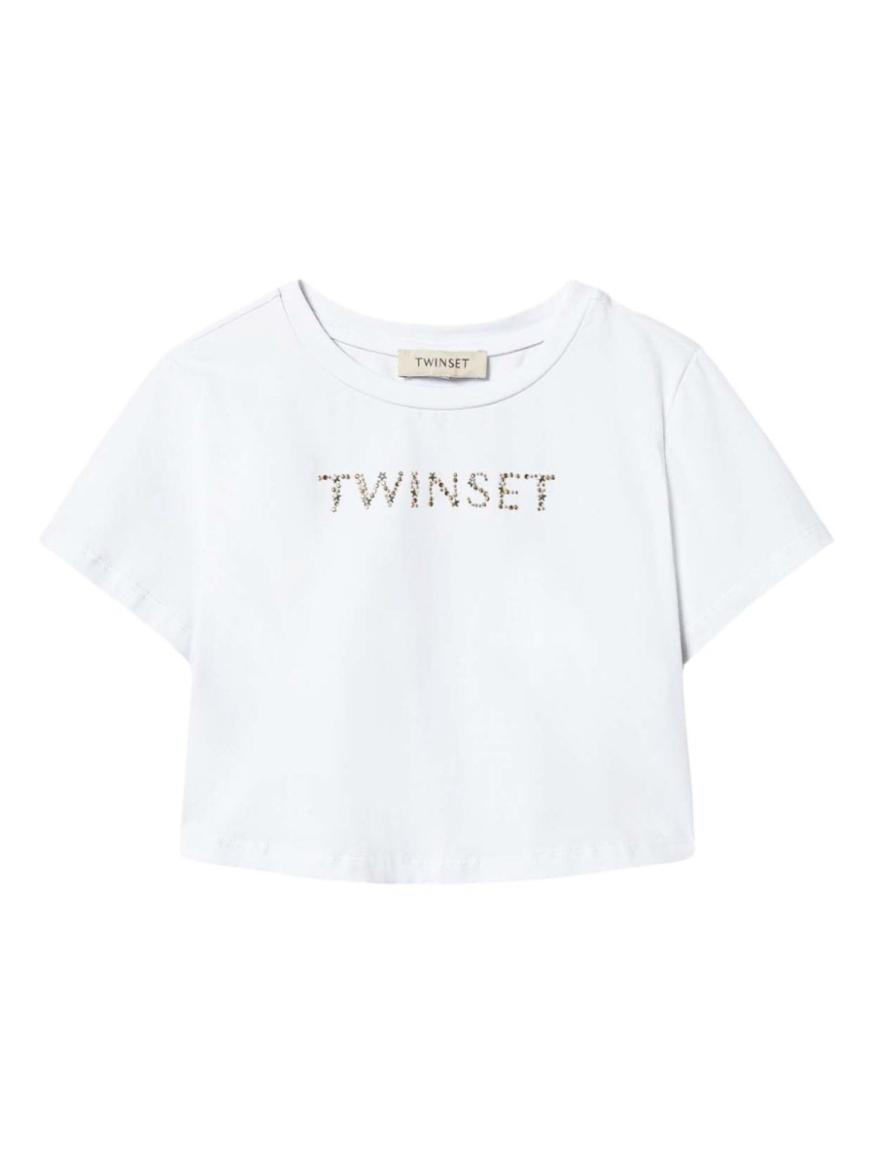 

TWINSET Kids футболка с логотипом, белый