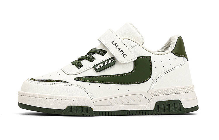 

Детские кроссовки для скейтбординга с защитой от ударов и скольжения, легкие, износостойкие, с низким верхом LaLapig, бежевый/зеленый