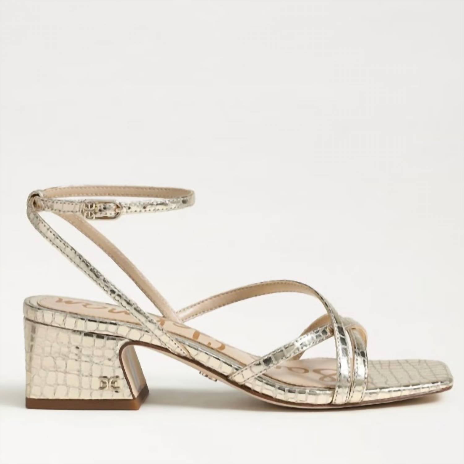 Женские мюли Whitley с сексуальной золотистой щиколоточкой Sam Edelman, золотой — фото 2