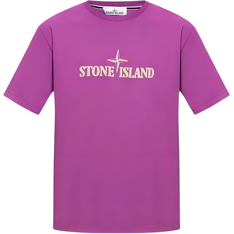 

Футболка мужская фиолетовая Stone Island, фиолетовый