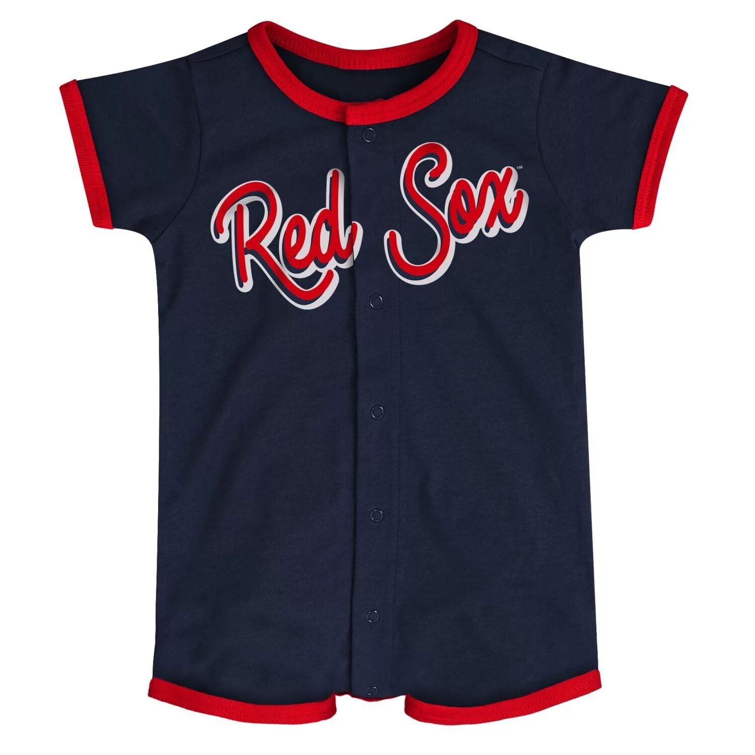 

Темно-синий комбинезон для младенцев Boston Red Sox Power Hitter Outerstuff