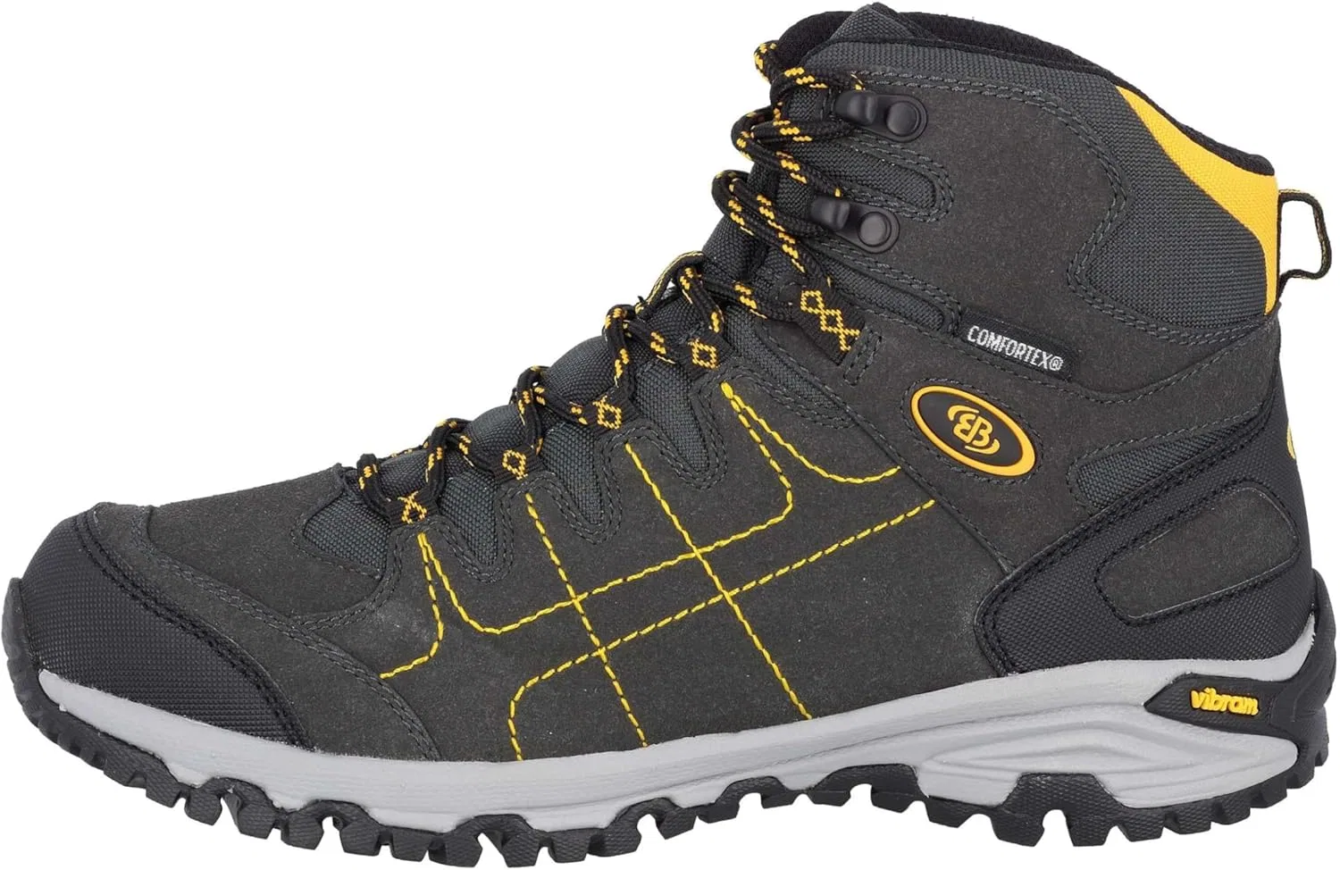 Походные ботинки Mount Shasta Outdoor Boots для мужчин и женщин Brütting, Anthracite Yellow — фото 2
