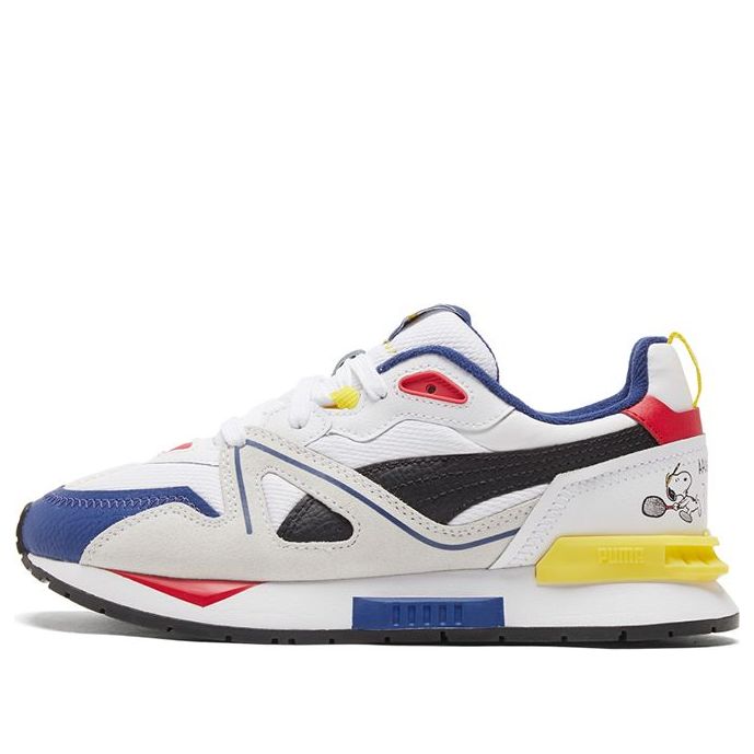 

Беговые кроссовки PUMA Peanuts Mirage Mox Jr (Big Kids) Snoopy White/Blue, красный