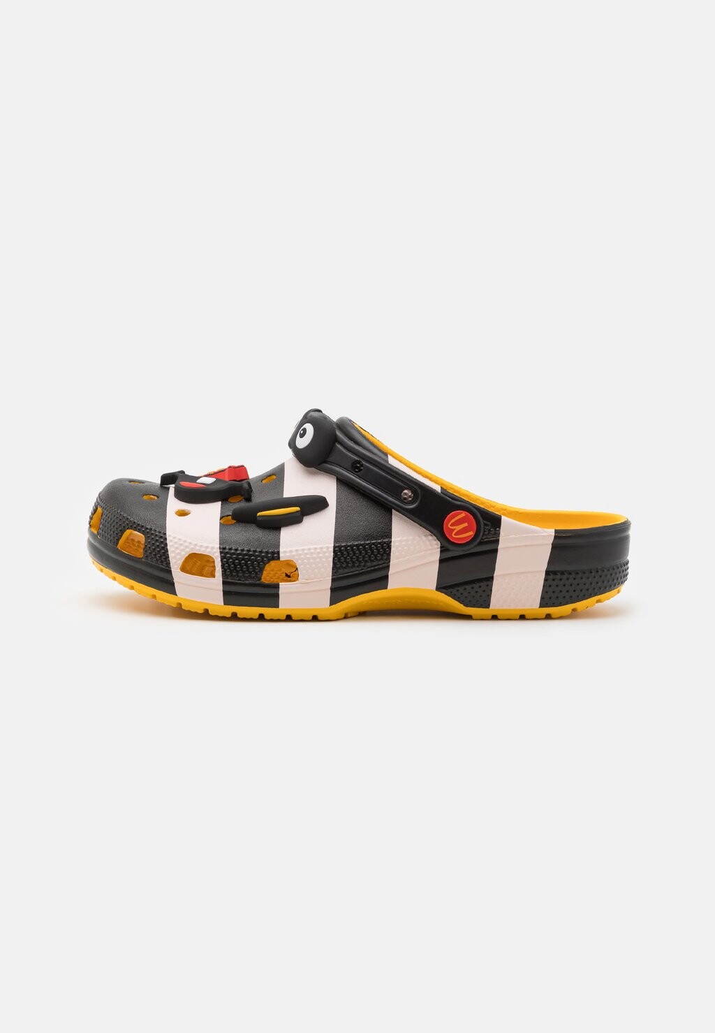 Тапочки Mcdonalds X Classic Hamburgla Unisex Crocs, цвет black/white — фото 2
