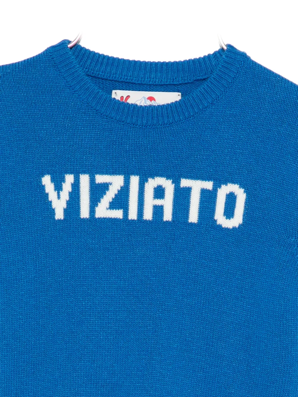 Джемпер с круглым вырезом Viziato Mc2 Saint Barth Kids, синий — фото 3
