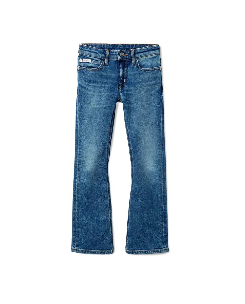 

Джинсы для девочки с расклешенным кроем Calvin Klein, синий