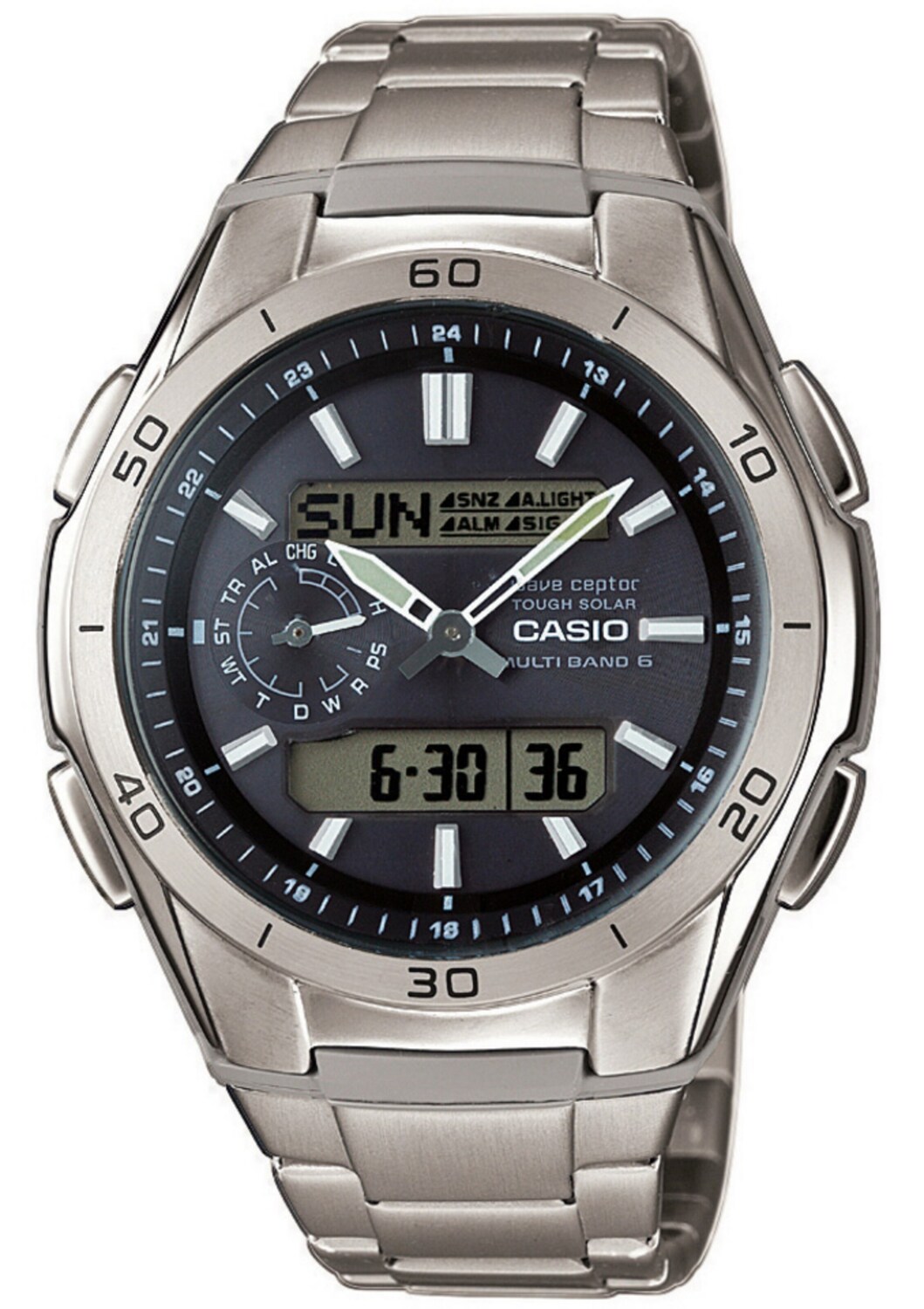 

CASIO Цифровые часы в серебристом цвете