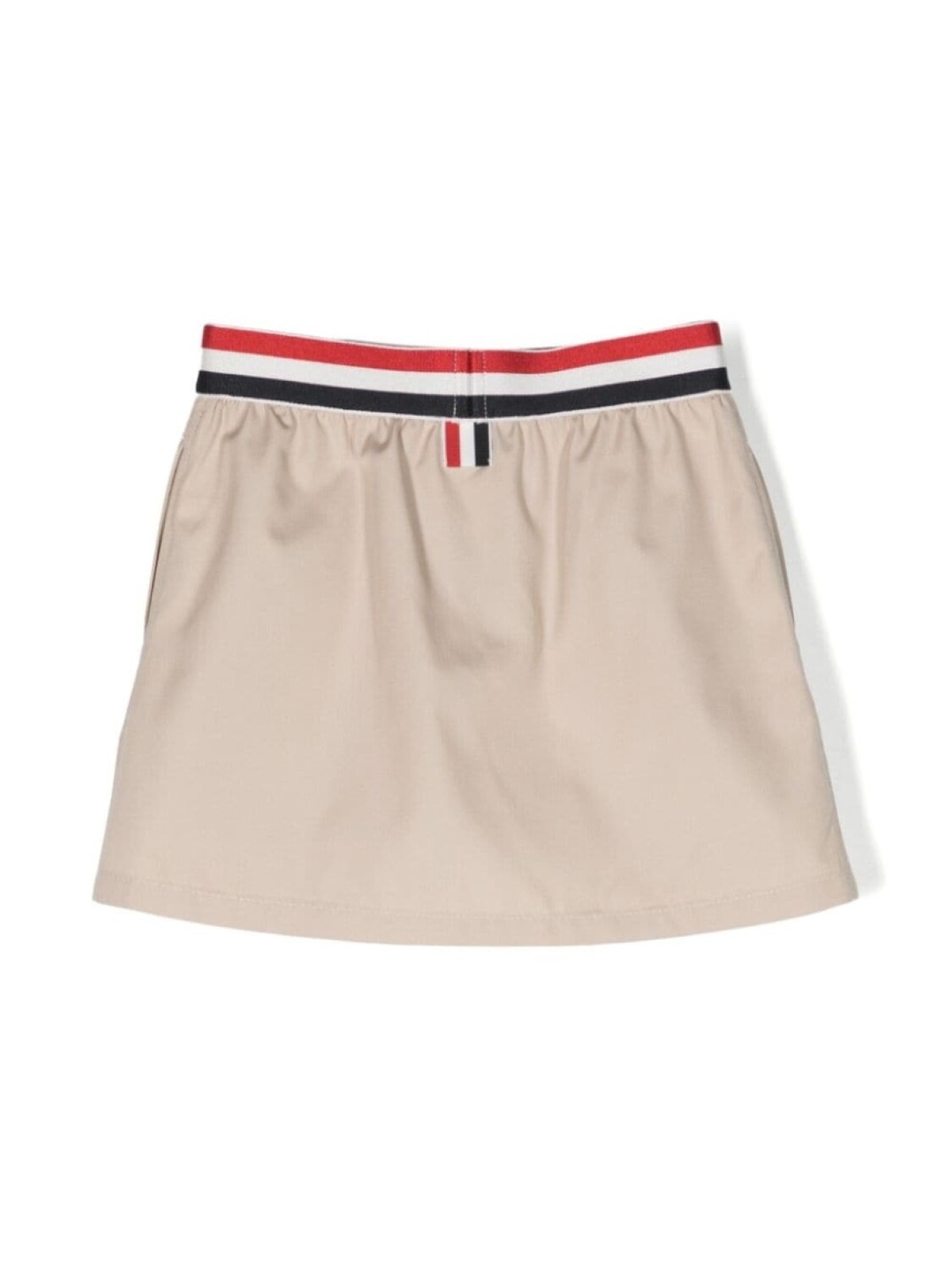 Thom Browne Kids юбка Rugby с полосками RWB, коричневый — фото 2