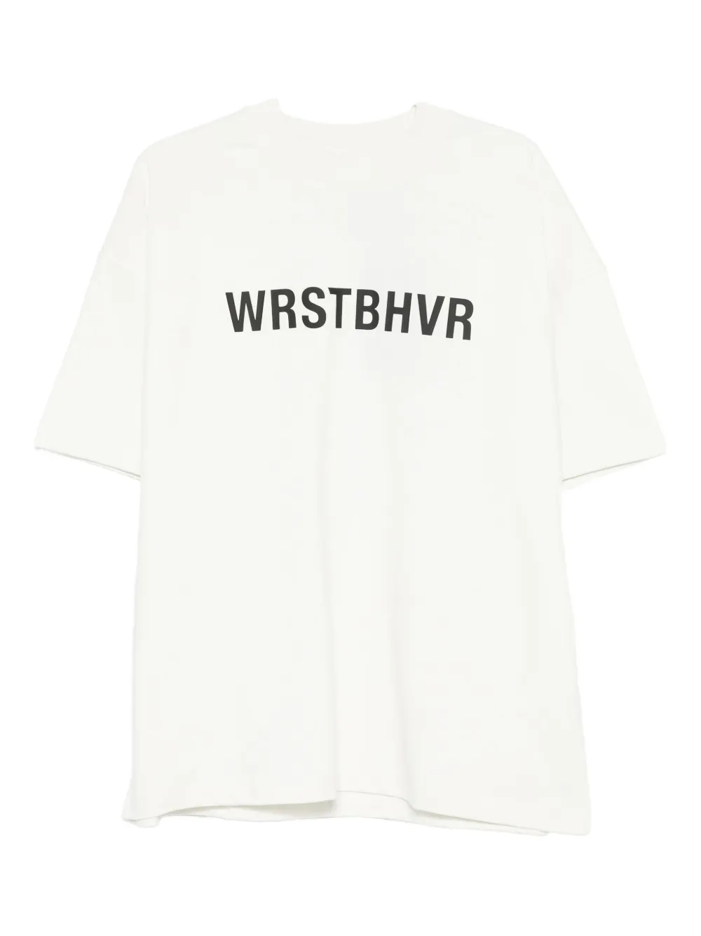 

Футболка с принтом-логотипом Wrstbhvr, нейтральный