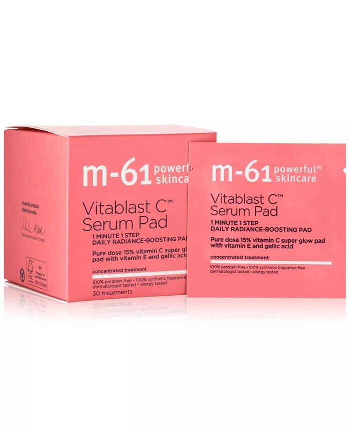 

Подушечки для сыворотки Vitablast C, 30 шт M-61 By Bluemercury