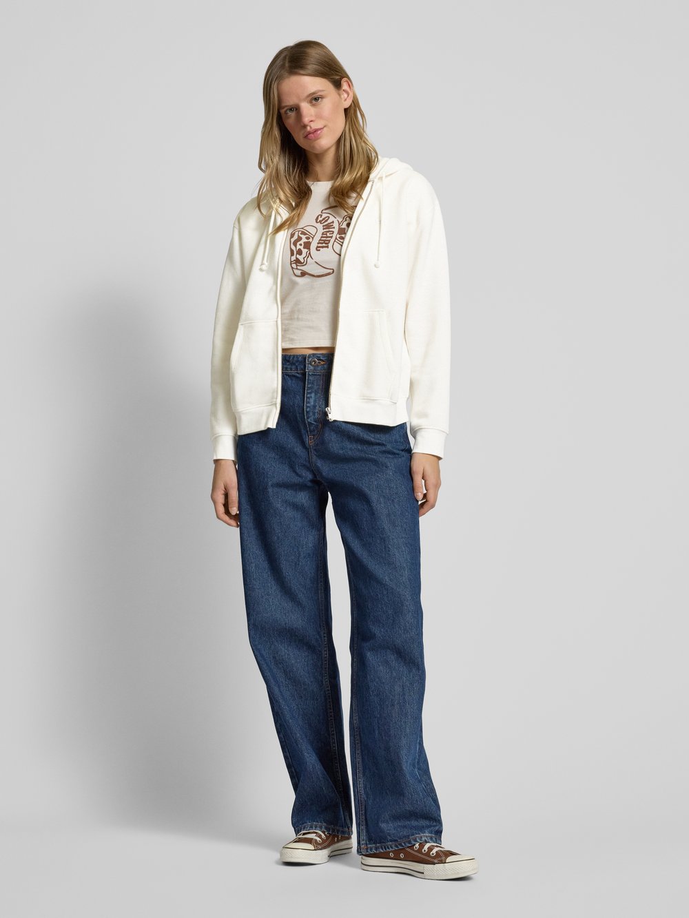 

Толстовка с нашивкой-лейблом, модель «EVERYDAY» Levi's, кремовый