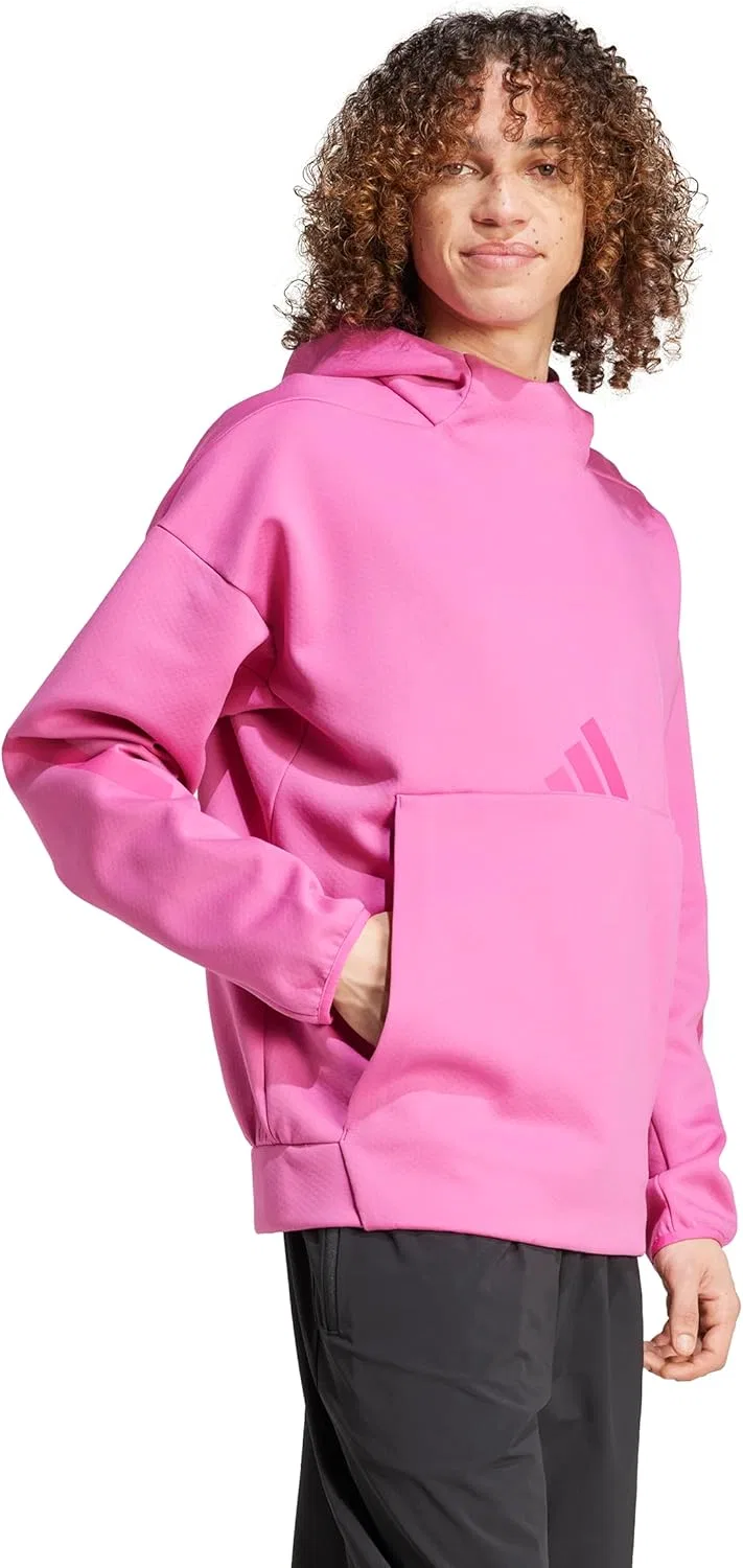 Толстовка Adidas Z.n.e. для мужчин, фуксия — фото 3