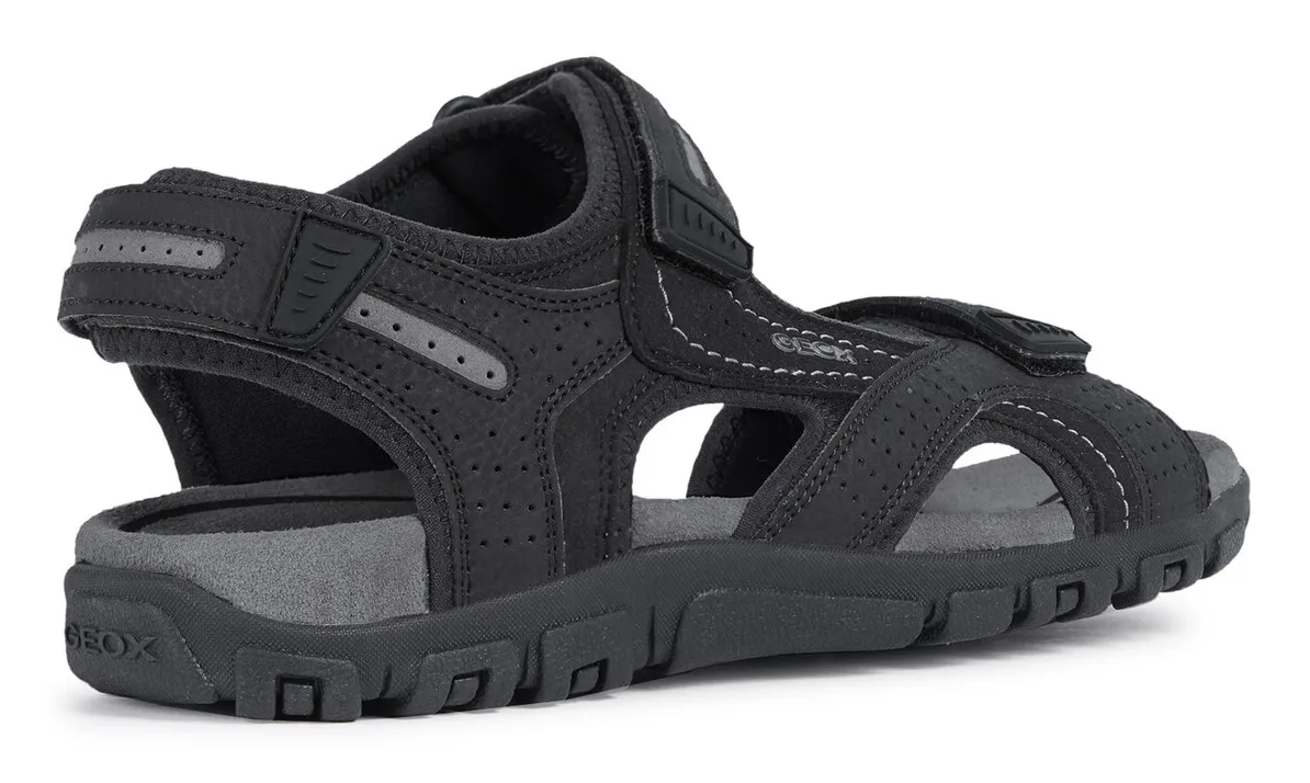 Сандалии Geox "UOMO SANDAL STRADA", летняя обувь, обувь на липучке, уличные сандалии, в треккинговом стиле, серый — фото 3
