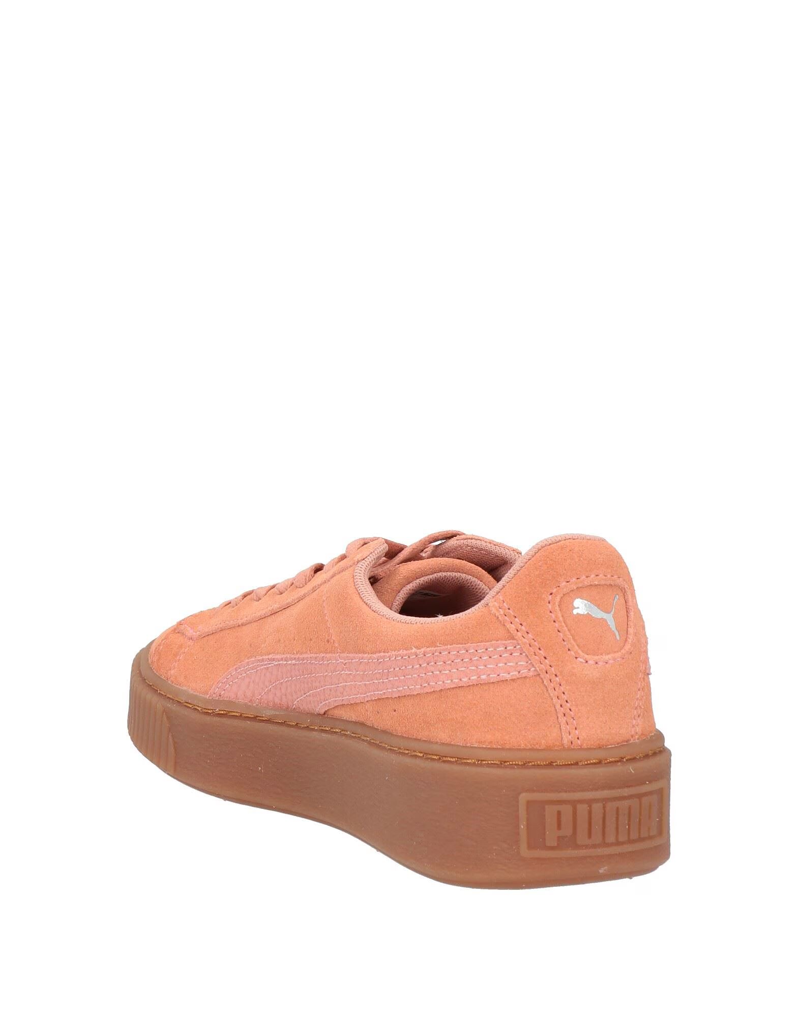 Кроссовки Suede Platform Core Gum Puma, темно-розовый — фото 3