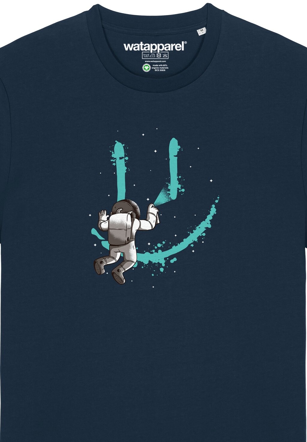 

Футболка с принтом GRAFFITI ASTRONAUT watapparel, темно-синий