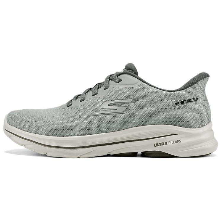 

Кроссовки Go Walk 8 Cushioning, Breathable, And Resilient Design Walking Shoes Men's Gray Skechers, серый