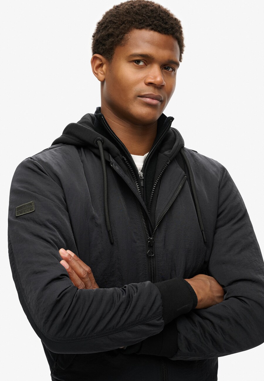 Куртка межсезонная Superdry MA1, черный — фото 3