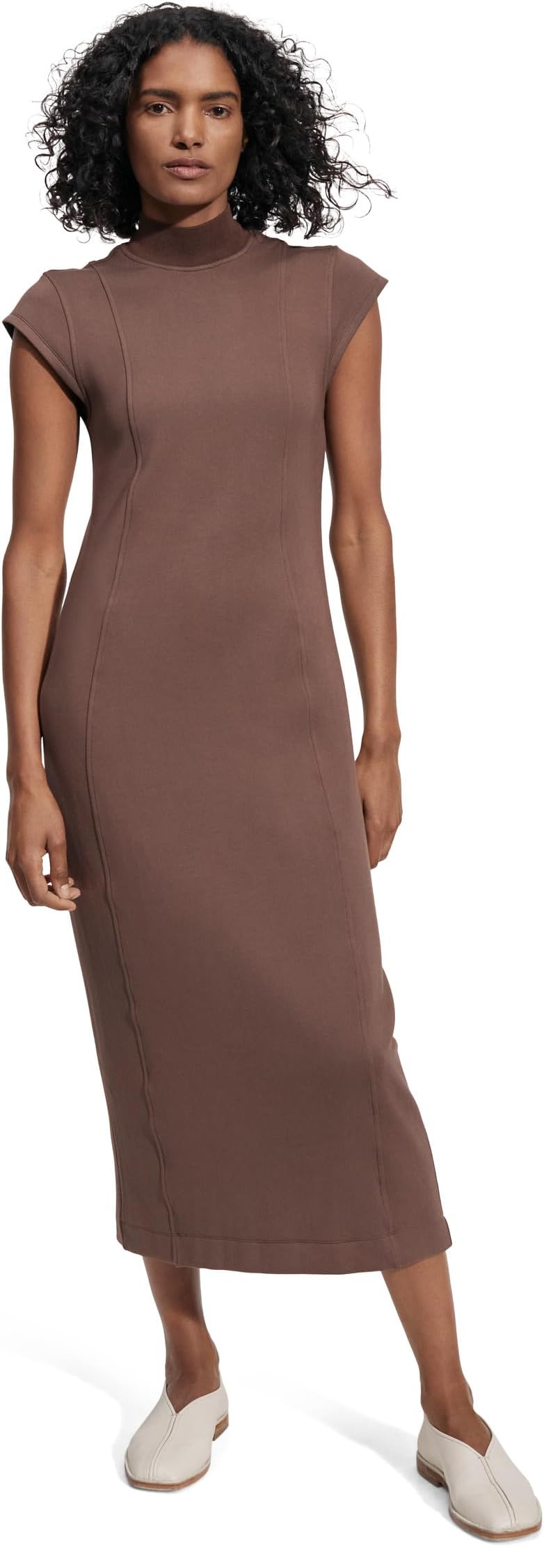 

Платье Varley Taunton Midi Dress, цвет Chestnut