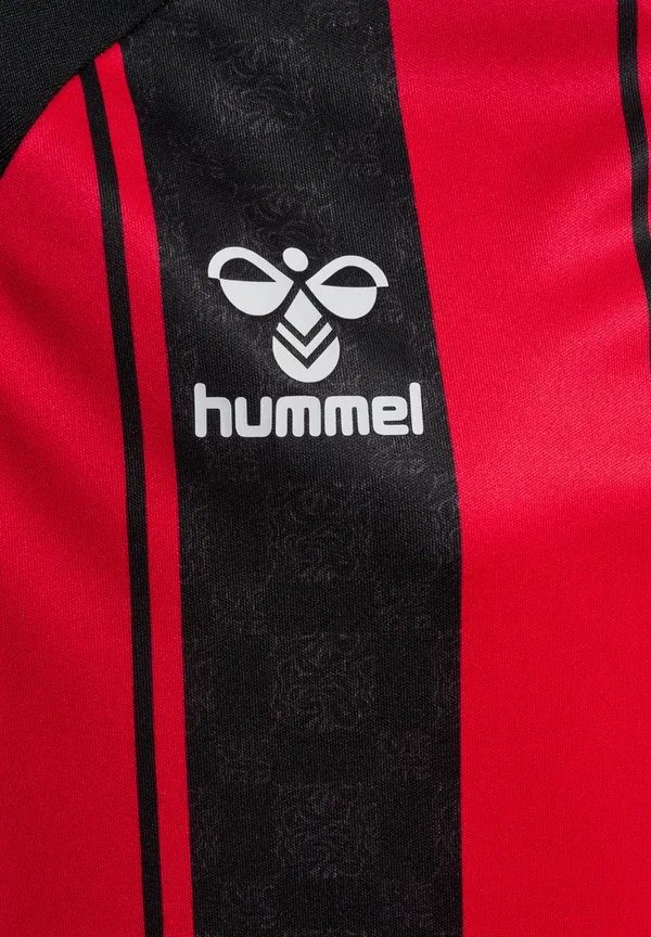 Футбольная футболка Hummel, цвет истинный красный черный — фото 3