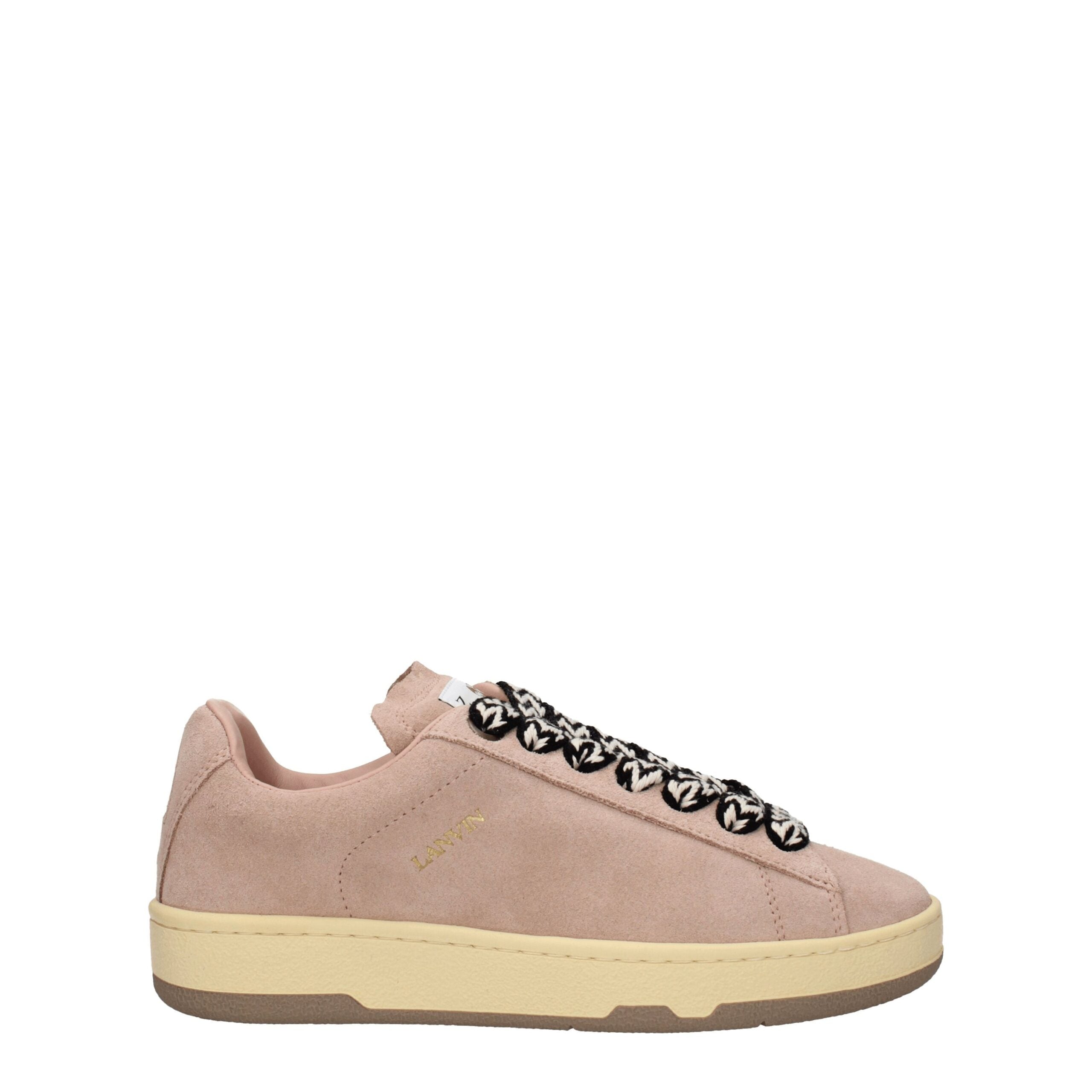 Лакированные женские кроссовки Lanvin, розовый
