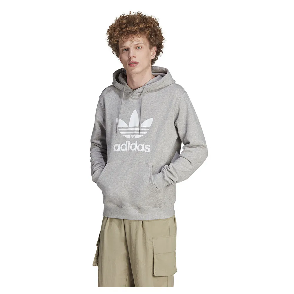 

Худи adidas Originals Adicolor Classics Trefoil, серый